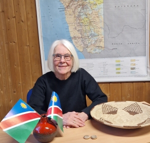Presidenten inviterte Lisbet til Namibia!